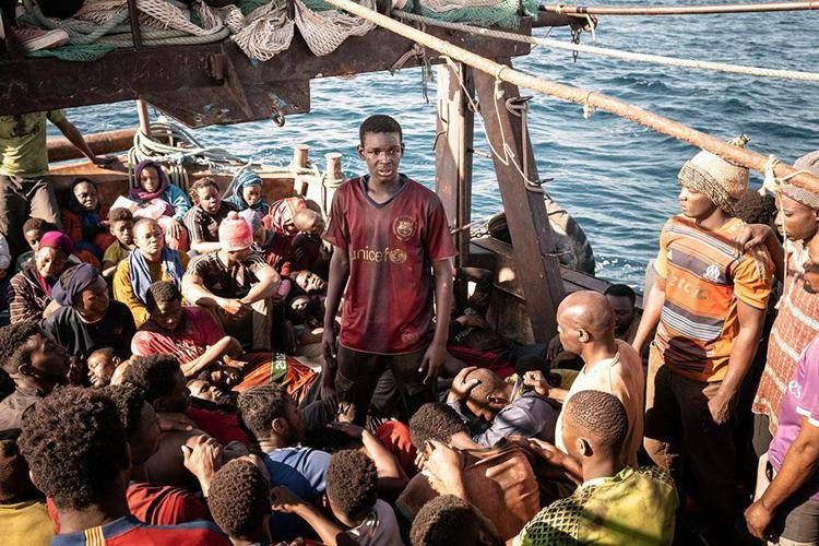 Una scena del film 'Io Capitano' di Matteo Garrone  - (Fotogramma)