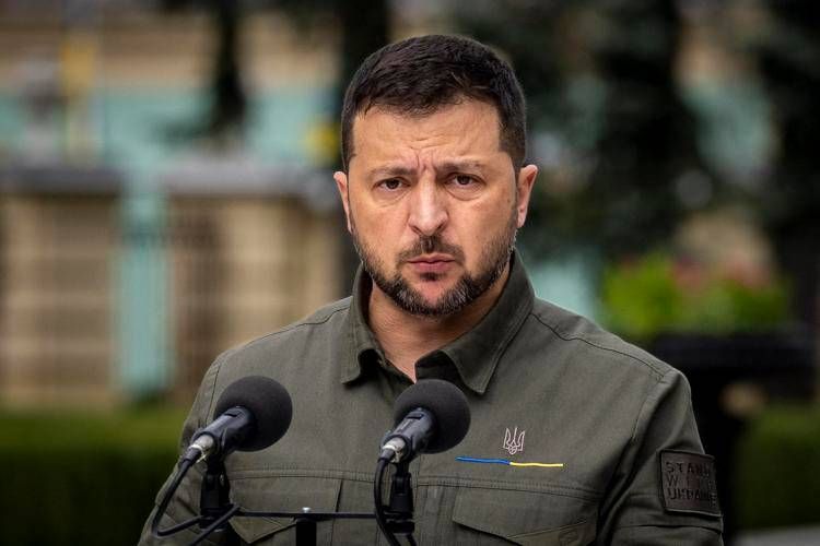 Il presidente ucraino Volodymyr Zelensky