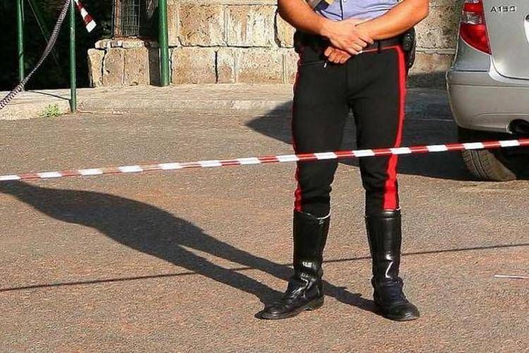 Rilievi dei carabinieri (Fotogramma)