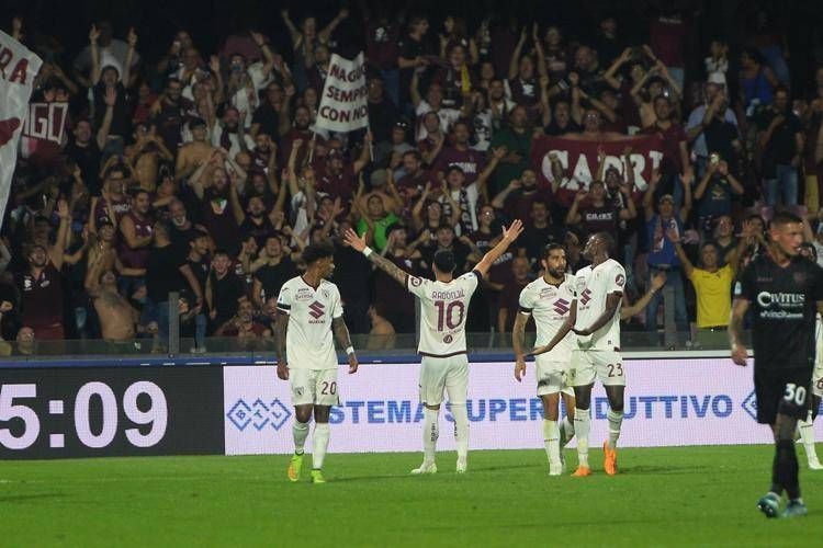 Salernitana-Torino 0-3, gol di Buongiorno e doppietta Radonjic