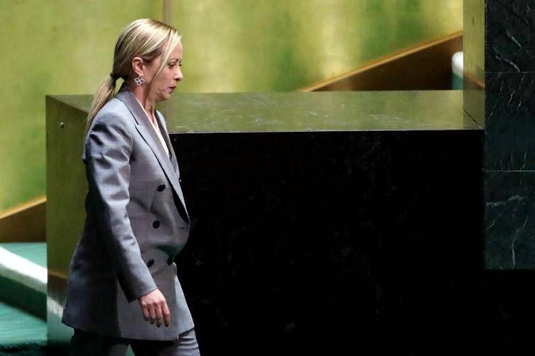 Giorgia Meloni - Afp