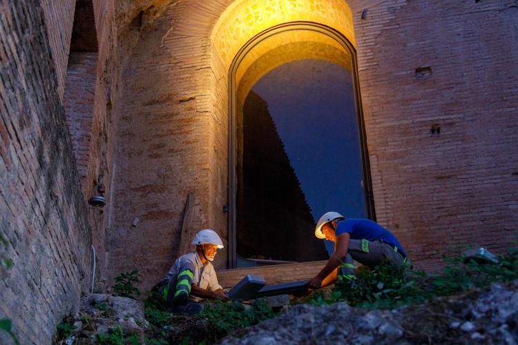 Acea illumina la Domus di Tiberio, riaperta al pubblico dopo 50 anni