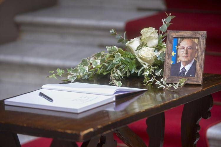 Camera ardente di Giorgio Napolitano - (Fotogramma)