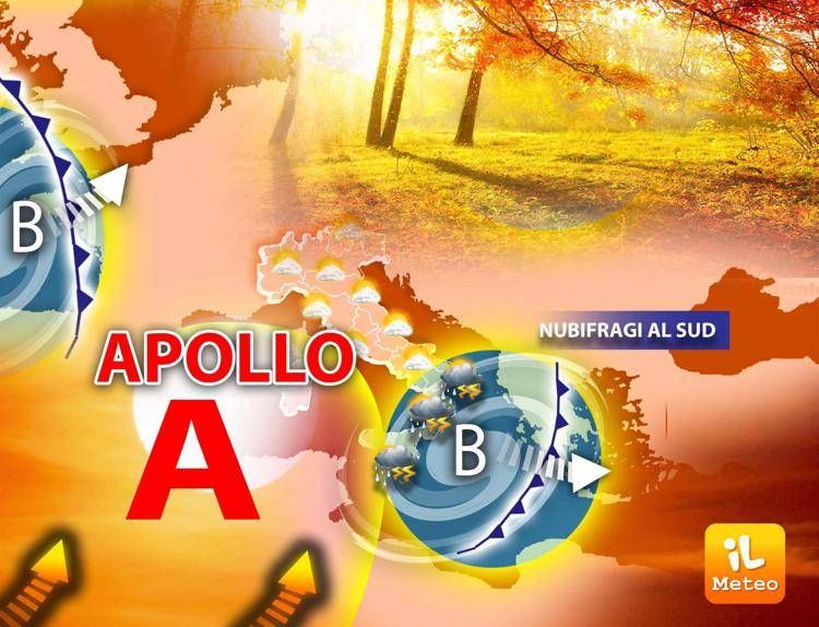 La mappa meteo
