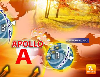 Weather today, Italy divided between bad weather and sun, weather today: forecast