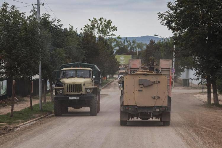 Militari in Nagorno Karabakh - (Afp)