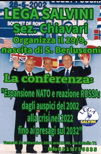 ‘NATO expansion and Russian reaction’, Lega recalls Pratica di Mare for Berlusconi party