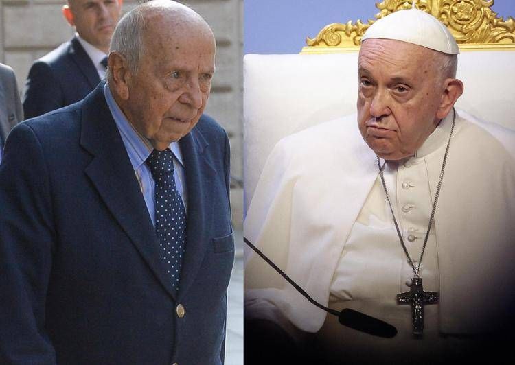 Lamberto Dini e Papa Francesco