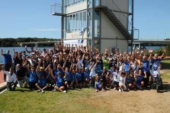 Lni-Fick 2023 national canoe trophy, challenges between Lega Navale athletes on Lake Paola in Sabaudia