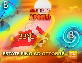 Summer until October with anticyclone Apollo, today’s weather forecast for Italy
