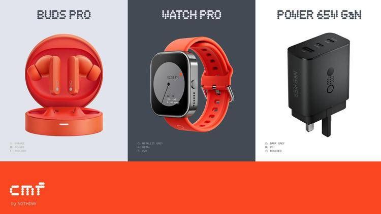 Nothing lancia la linea CMF: smart watch, cuffie e caricabatterie