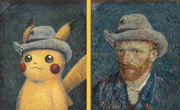 Pikachu e i Pokémon al Museo Van Gogh di Amsterdam fino al 7 gennaio