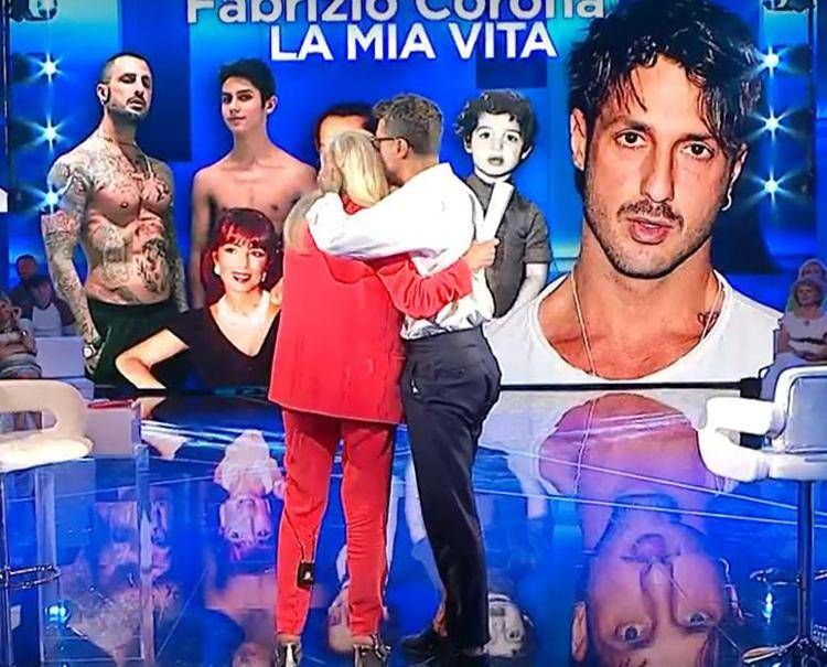 Fabrizio Corona e Mara Venier