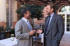 Il presidente Federalberghi Bernabò Bocca (a destra) con Rocco Forte