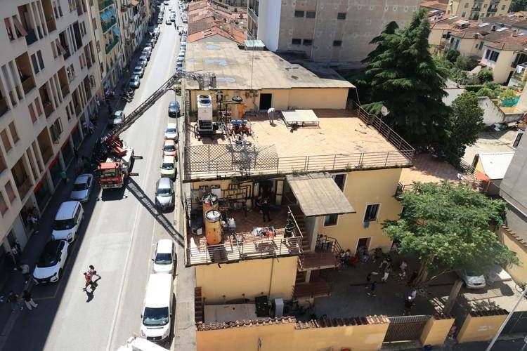 L'ex hotel Astor visto dall'alto - Fotogramma