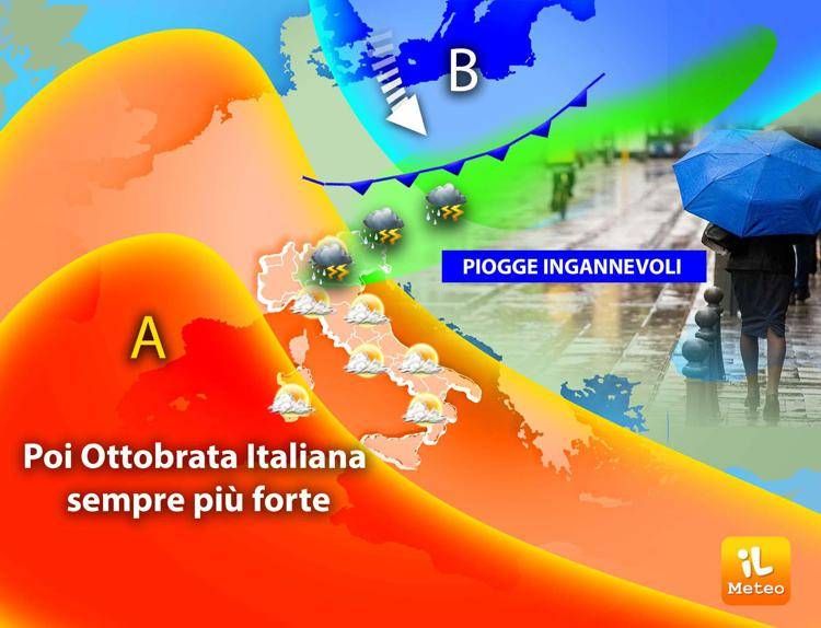 La mappa meteo