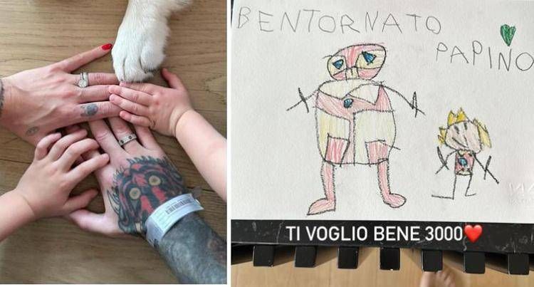 Fedez tornato a casa oggi con Chiara Ferragni, il messaggio social