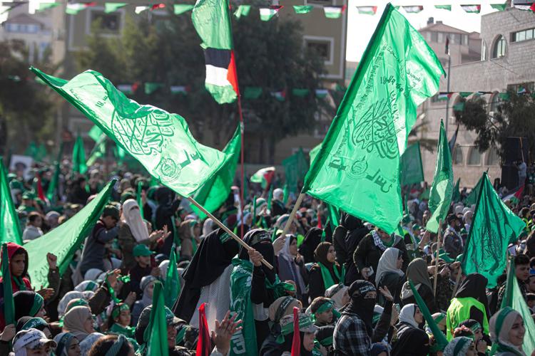 Le bandiere di Hamas