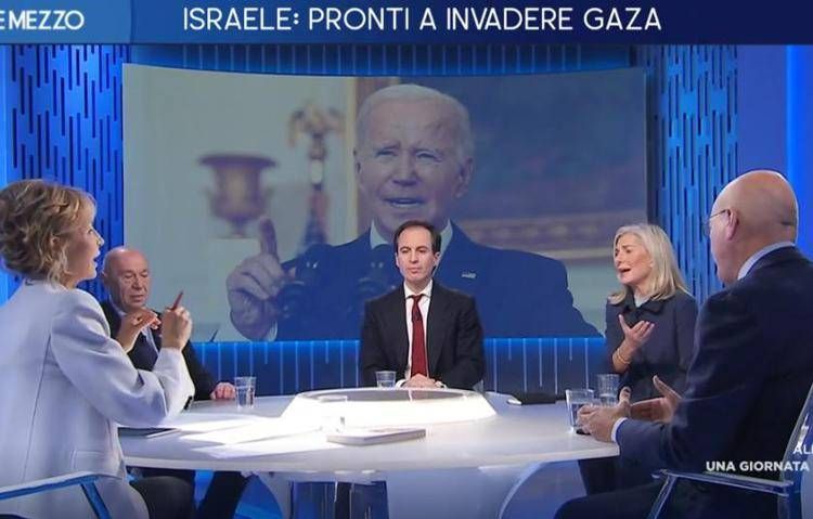 Otto e mezzo, lite Basile-Cazzullo: botta e risposta su ostaggi Hamas