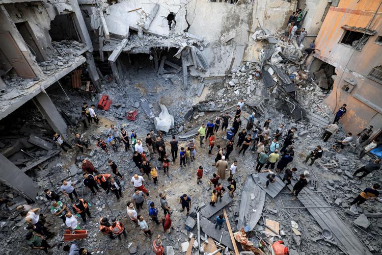 Macerie a Gaza dopo raid  Israele - (Afp)