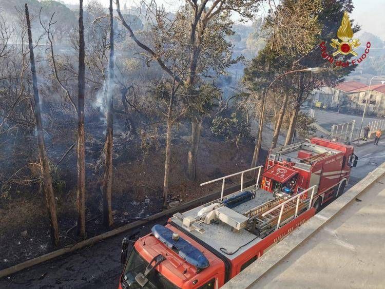 Incendi nel Messinese