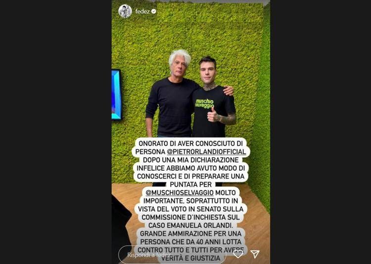 Fedez e Pietro Orlandi