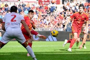 Roma-Monza 1-0, goal by El Shaarawy in the 90th minute