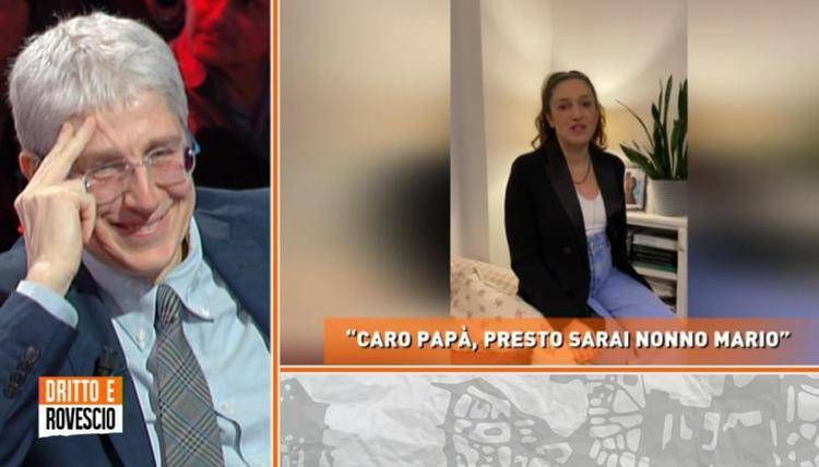 Mario Giordano e la figlia Alice