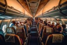 L'interno di un aereo