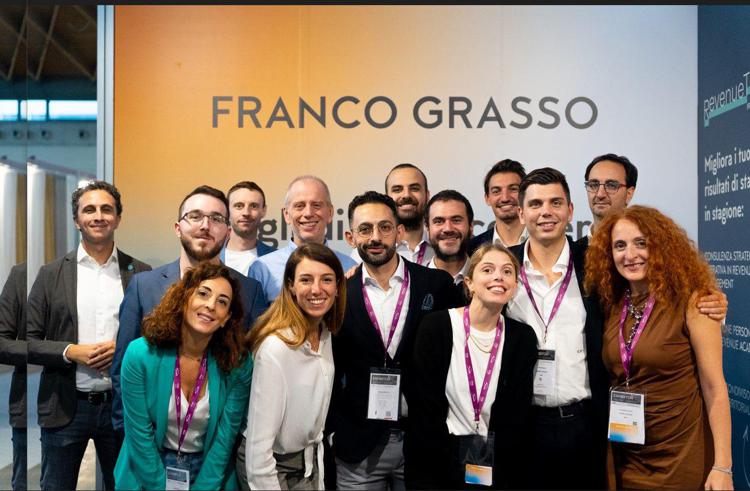 Franco Grasso con il suo staff