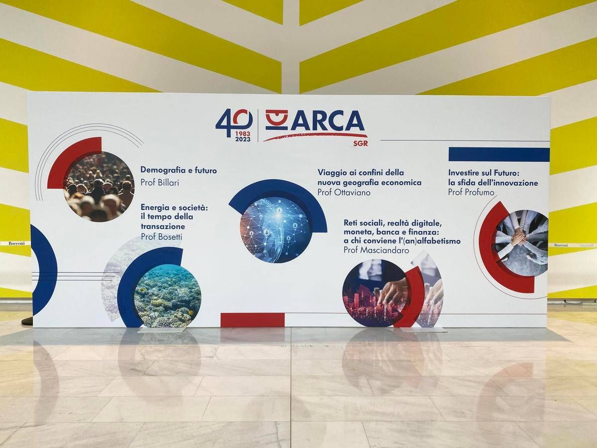 I 40 anni di Arca Fondi con 'Uno sguardo al futuro'