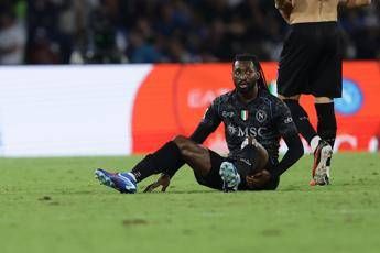 Naples, Anguissa tries to recover towards Milan