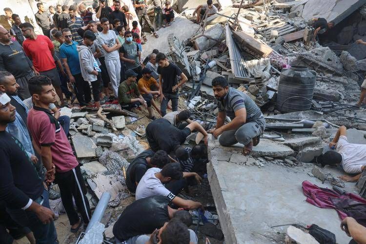 Macerie a Gaza - (Afp)