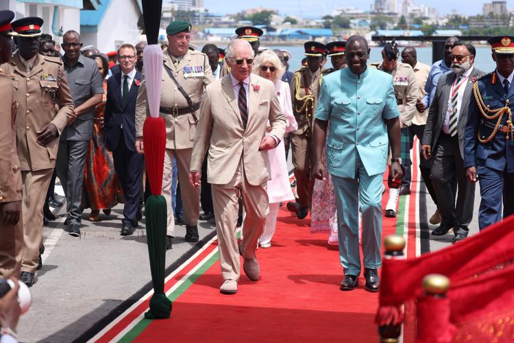Carlo III in Kenya - (Afp)