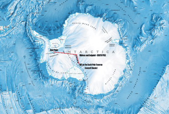 The Roman ultracyclist Di Felice tries again, second attempt to cross Antarctica