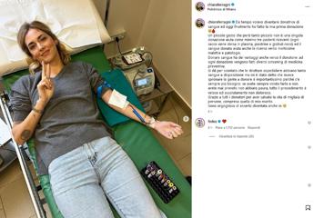 Chiara Ferragni donates blood for the first time: “Grateful to those who saved Fedez”