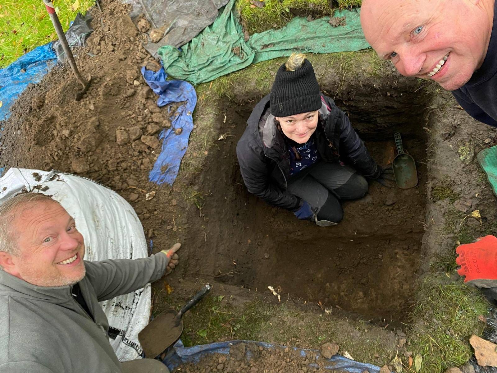 Scotland, a 2,000-year-old Roman road is visible in the park: the discovery