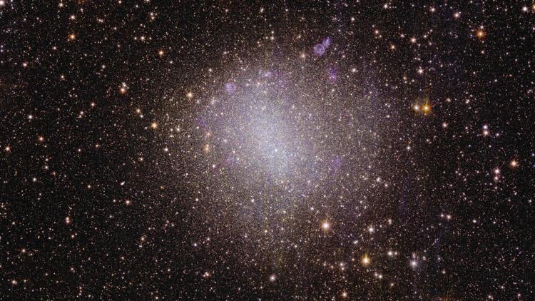 Immagine di Euclid della galassia irregolare  NGC 6822 (CREDIT: ESA/Euclid/Euclid Consortium/NASA, image processing by J.-C. Cuillandre (CEA Paris-Saclay), G. Anselmi; CC BY-SA 3.0 IGO) 
