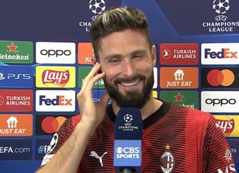 Giroud, the lesson on TV after AC Milan-PSG: “My name is not Girù” – Video