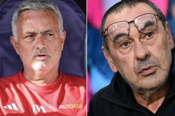 Lazio-Roma, it’s already a derby: Mourinho against Sarri, back and forth