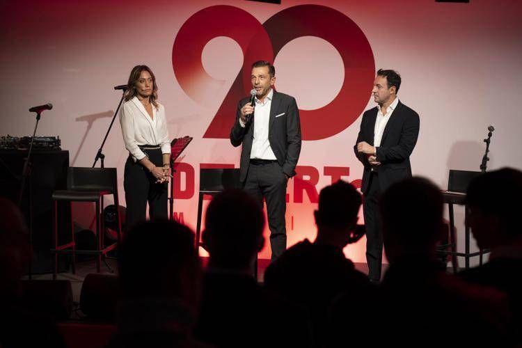 Mara Sangiorgio, Andrea Dell'Orto e Matteo Bobbi.