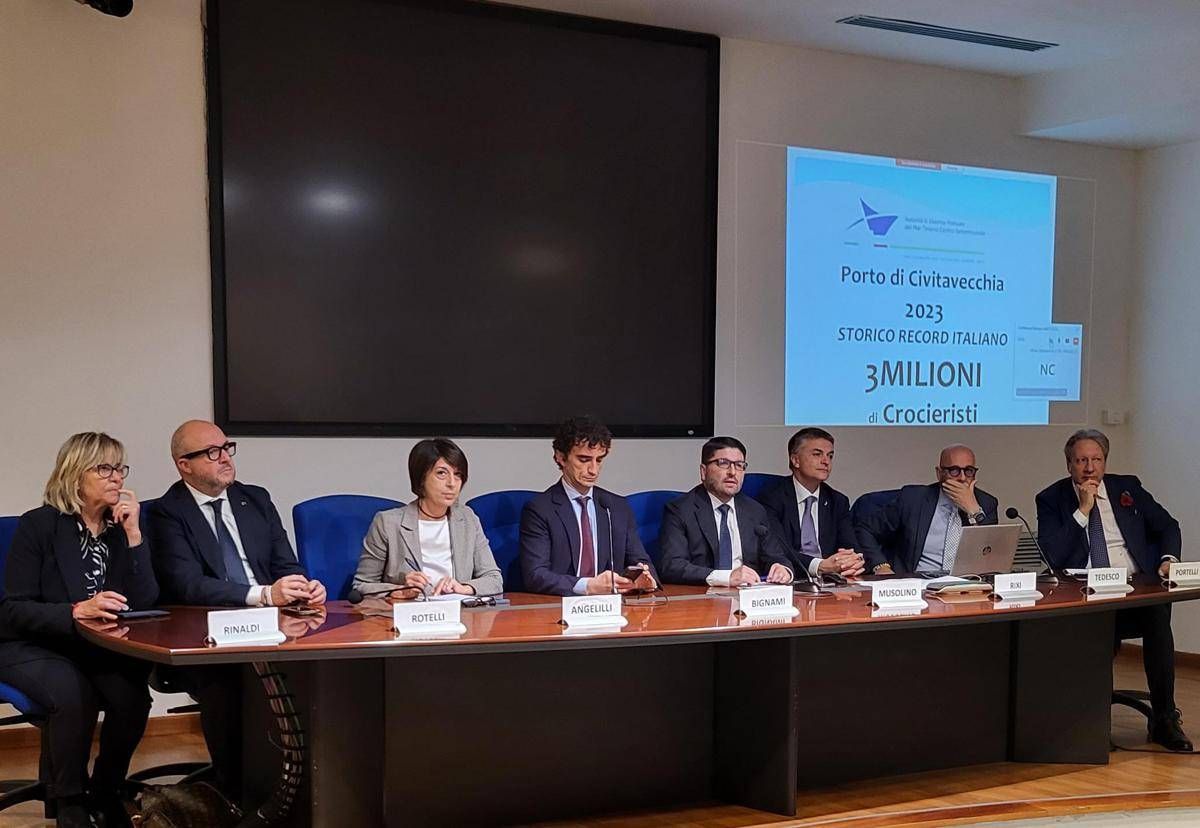 Conferenza di presentazione dell' Autorità portuale di Civitavecchia