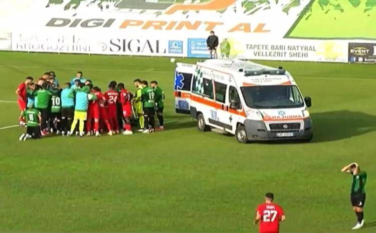 I drammatici momenti in campo