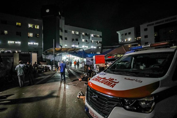 L'ospedale al-Shifa di Gaza  - (Afp)