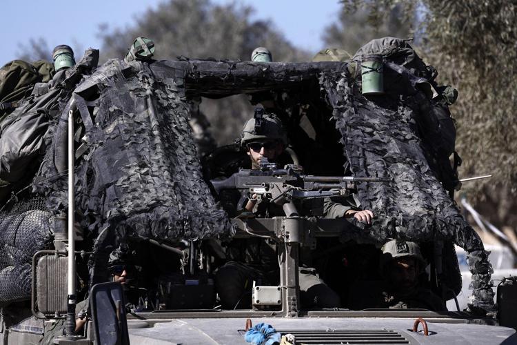 Carro armato israeliano - (Afp)