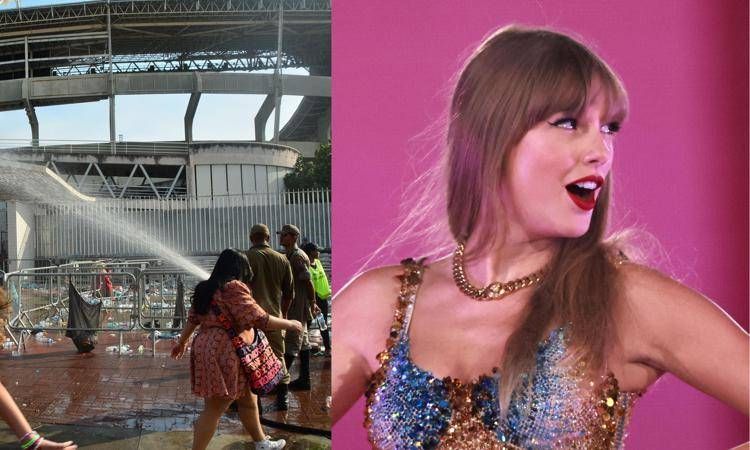 Eccezionale ondata di caldo in Brasile dove Taylor Swift è in tour - (Foto Fotogramma e Afp)