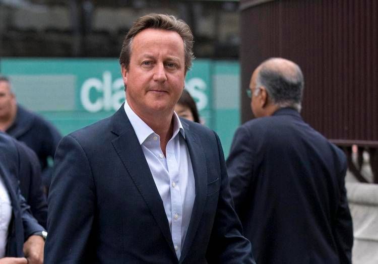 L'ex premier britannico David Cameron