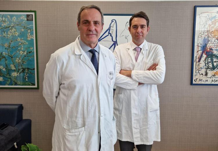 I chirurghi Angelo Serato (sx) e James Casella (dx)
