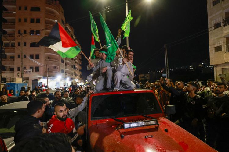 Palestinesi in festa per la liberazione dei detenuti - Afp