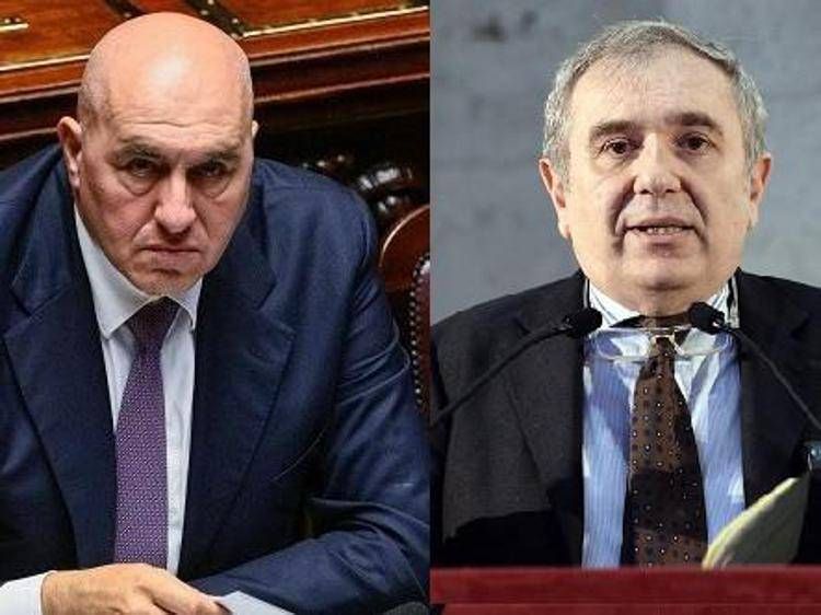 Guido Crosetto e Giuseppe Santalucia (Fotogramma/Ipa)